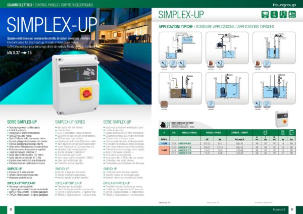 Simplex-UP-T10 HP Electronic panel FOURGROUP - Image 2